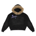 First Edition Sun Fade Orbit Detachable Fur Hoodie