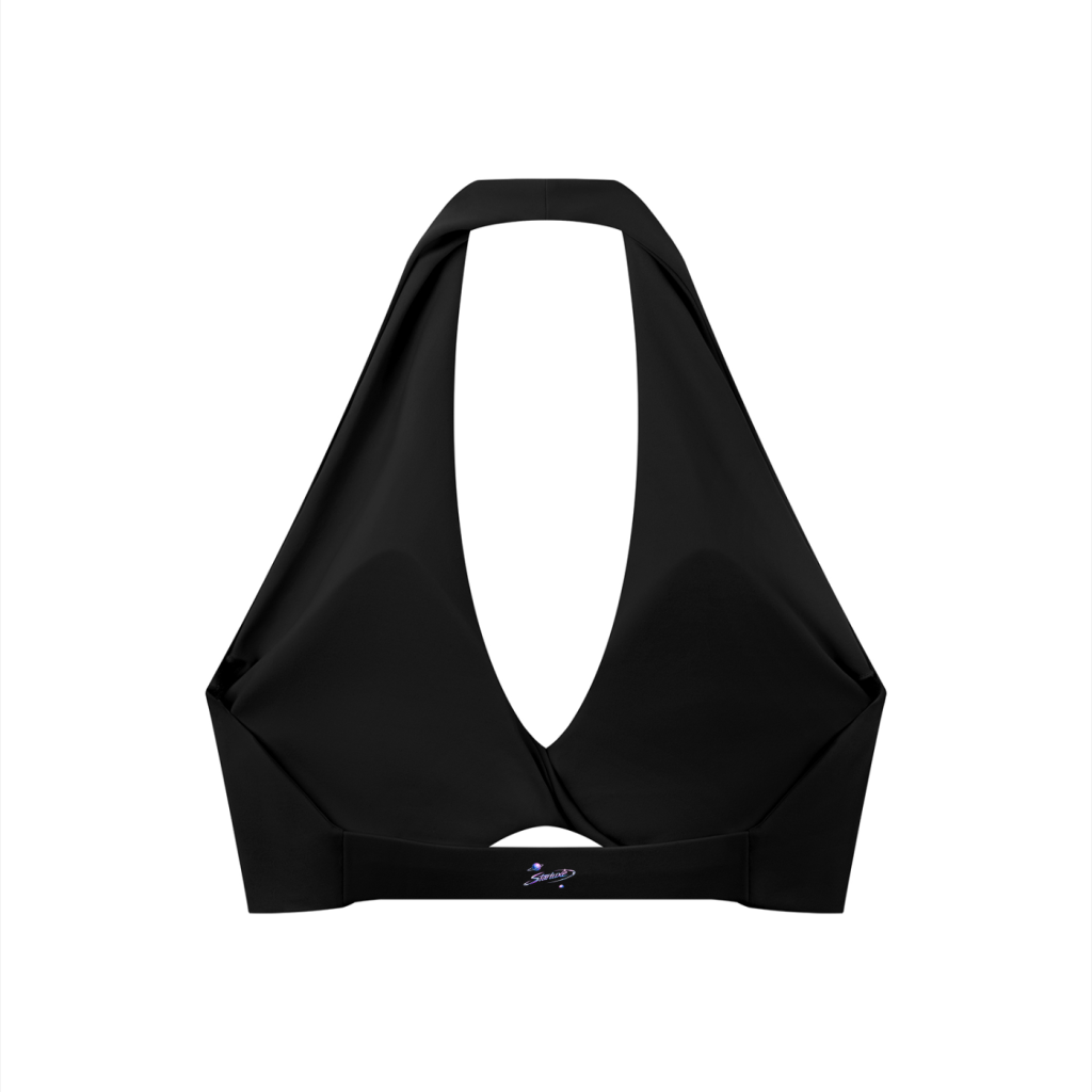 First Orbit Women’s Pleated Halter Sports Top
