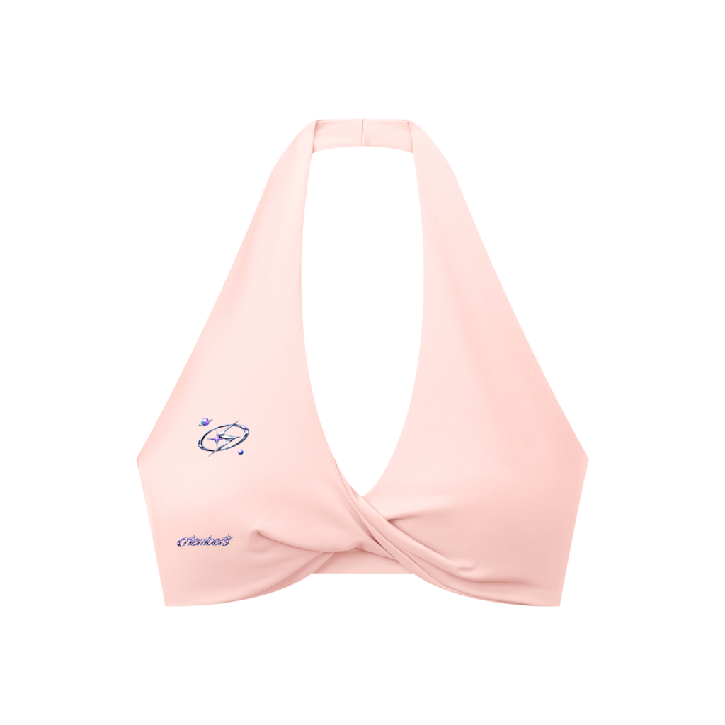 First Orbit Women’s Pleated Halter Sports Top