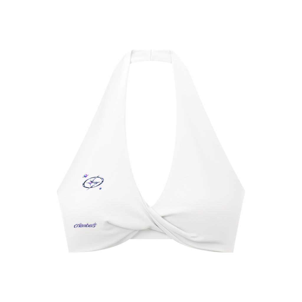 First Orbit Women’s Pleated Halter Sports Top