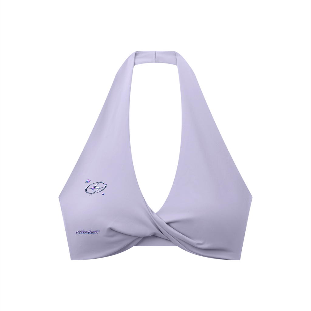 First Orbit Women’s Pleated Halter Sports Top